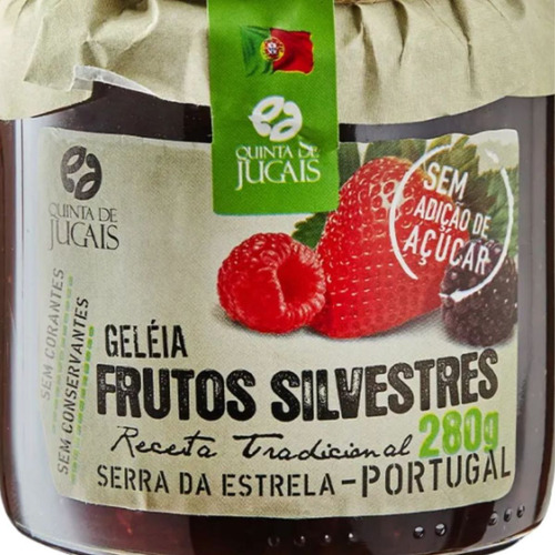 Geleia Portuguesa Frutos Silvestres Sem Adição De Açúcar280g