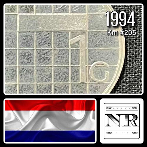 Holanda - 1 Gulden - Año 1994 - Km #205 - Beatrix