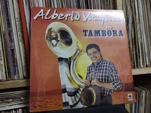 Alberto Vazquez Con Tambora Vinilo Lp Acetato Vinyl