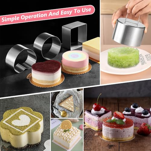 Molde De 6 Piezas Para Pastel Con Bolsas Y Boquillas De Repo