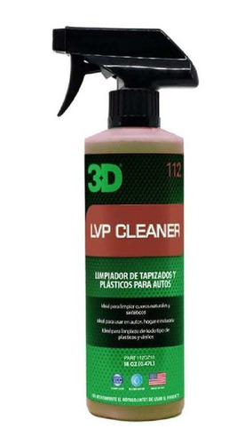 Lvp Cleaner / Limpiador De Cueros, Vinilos, Plásticos - 3d