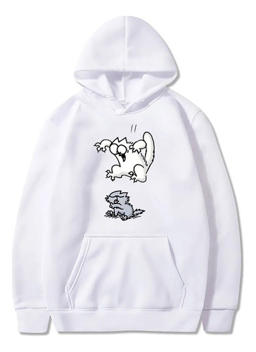 Wcc Sudaderas Con Capucha Simon's Cat Harajuku, Estilo Anime, Fo