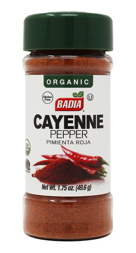 Pimienta Cayena Roja Organica Badia - g a $467