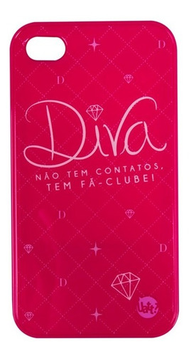 Capa Para iPhone 4/4s Diva Espelho - Pink