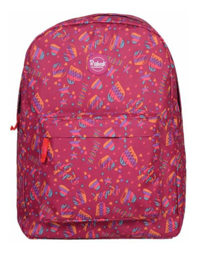 Mochila Juvenil Impermeável Rabisk Girl Estampada Infantil