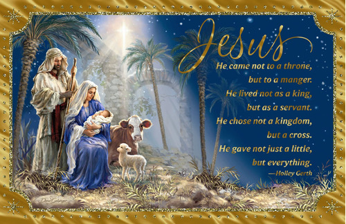 Dona Gelsinger - Jesus Nativity - 18 Tarjetas Y Sobres De Na