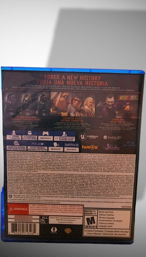 Paquete 4 Juegos Ps4 Mk11, Injustice 2, Batman Arkham Knight (Usado)