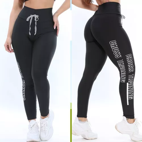 Kit 03 calças Leg Legging Caminhada Suplex Academia (Frete grátis) -  Belmento