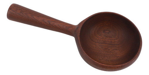 Cucharón De Madera Con Mango Corto Para Sopa, Intrincado
