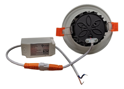 5 Pz Spot Led Satinado 9w Empotrable Plafon O Bote 7cm P