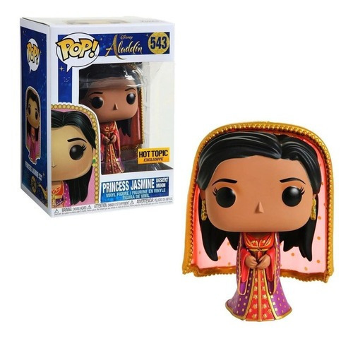 Jasmine Funko Pop Aladdin #543 Princesas Disney Exclusivo