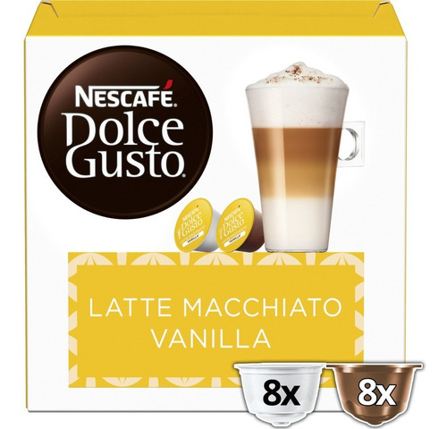 Café NESCAFÉ® Dolce Gusto® Latte Macchiato Vanilla 16 Cápsulas