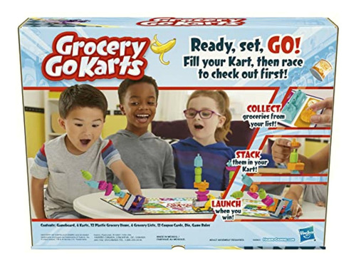 Hasbro Gaming Grocery Go Karts Juego De Mesa Para