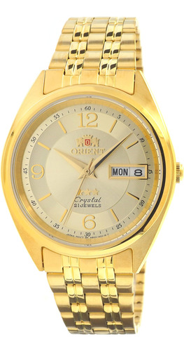 Orient Tristar Reloj Clásico Automático Sunray Dorado Para H