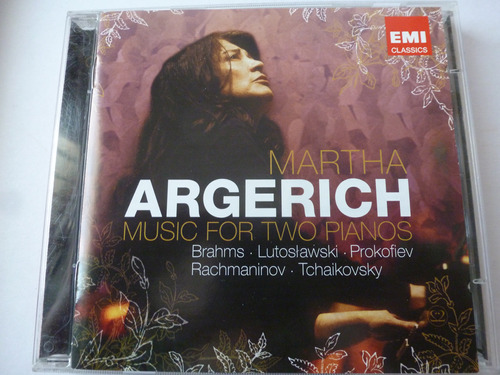 Cd Martha Argerich Two Pianos Brahms Rachmaninov 2 Cds  (ff)