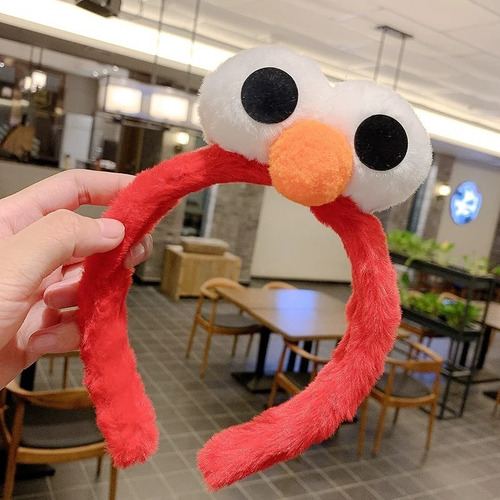 / 2 Diademas De Peluche Con Ojos Grandes Y Dibujos Animados