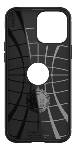 Imagem 6 de 8 de Capa Original Spigen iPhone 13 Pro Max Rugged Armor Black