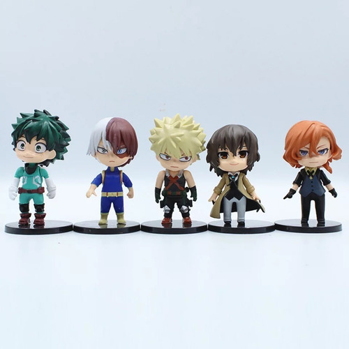 Imagen 4 de 6 de Set 5 Figuras My Hero Academia 10cm
