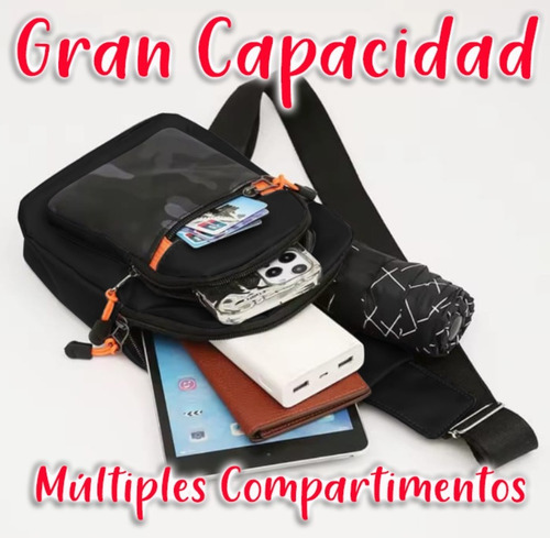 Pechera Mariconera Mochila Cruzada Moda Camuflaje A6606 Sig