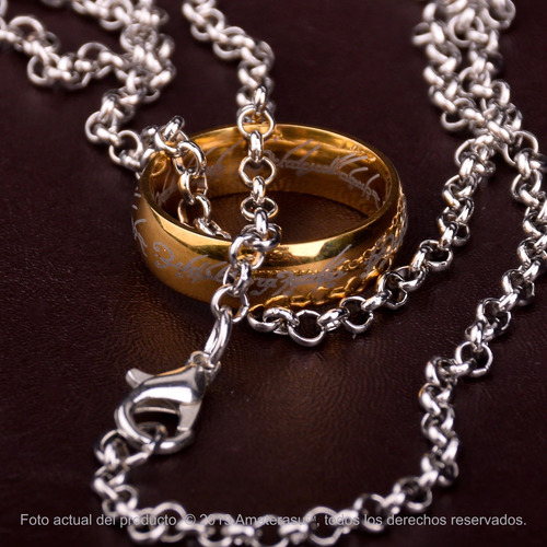 Anillo Unico Frodo Bilbo Gollum Señor De Los Anillos Lotr