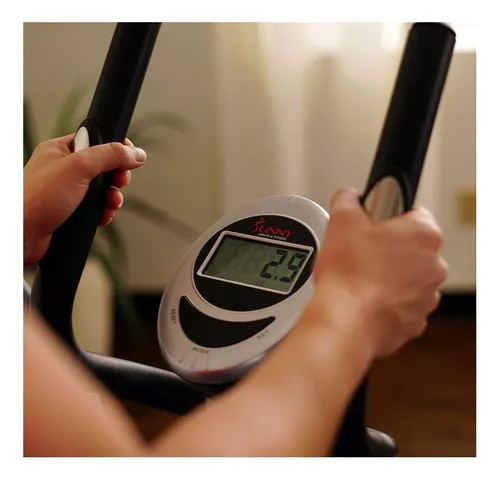 Sunny Health & Fitness SF-E905 máquina elíptica de stepper legacy color negro