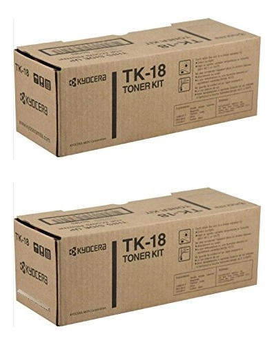 Kyocera Km-tk18 (kmtk18) Cartucho De Tóner Negro Pack De .