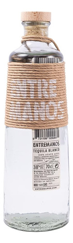 Tequila Entremanos Blanco 700 Ml