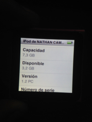 Imagen 4 de 7 de iPod Nano 16 Gb 6ta. Generación