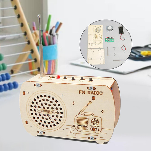 Kit De Experimentos Científicos Con Modelo De Radio Para