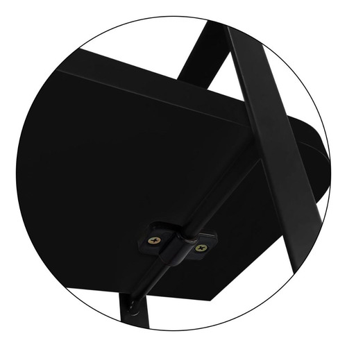 Nicho Prateleira Parede Arnad Decoração 100x20 Preto