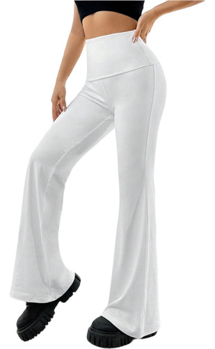 Pantalon Calza Flores Pants Blanco 015/ Afrika