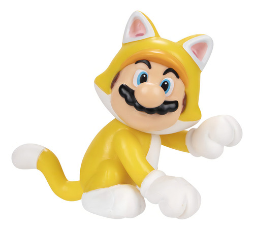 World Of Nintendo Figura De Acción De Cat Mario De 2.5