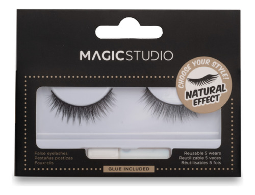 Pestañas Postizas Magic Studio Vegan Faux Mink Natural