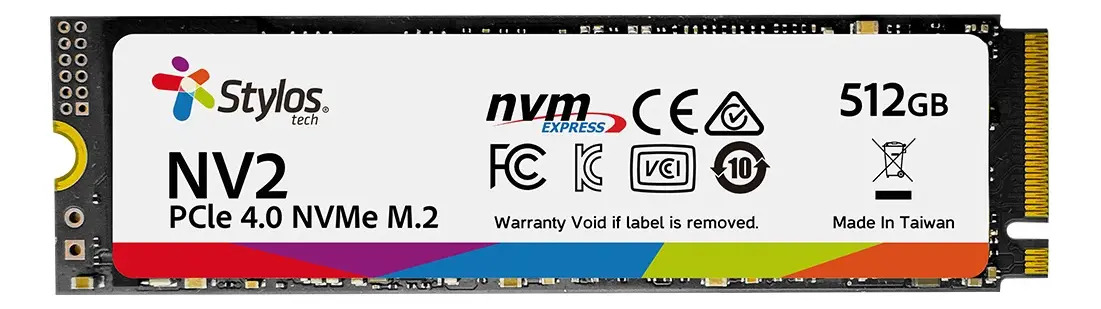 SSD M.2 NVMe 512GB PCIe 3.0 3000MB/s para PC Alta Velocidad StylosTech