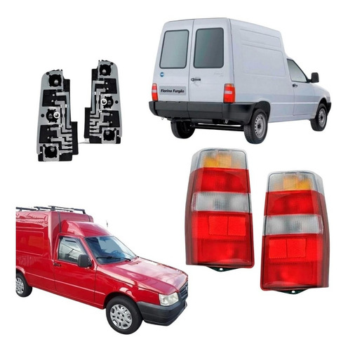 Kit Lanterna Com Circuito Fiorino 1987 A 2012 Completa