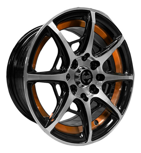 Paquete 4 Rines 13 8x100/114.3 Bmf Gold Under Matiz Tsuru