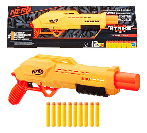 Nerf Pistola Lanzador Alpha Strike Tiger Db2 - El Rey