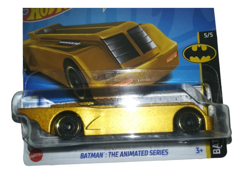 Batman Batimovil Serie Animada Dorado Hot Wheels 1/64 T Cort