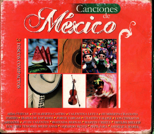 Fo Canciones De Mexico 3 Cds Rancheras Vol 3 Ricewithduck