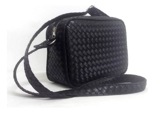 Cartera Bandolera  Mujer Simil Cuero Pu Texturado