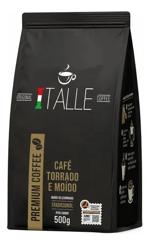 Cafe Tradicional Torrado E Moido Café Em Pó Cafe Italle 500g