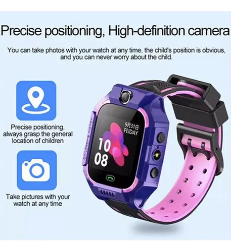 Reloj Inteligente For Niños Lbs Sos Call Chip Tracker