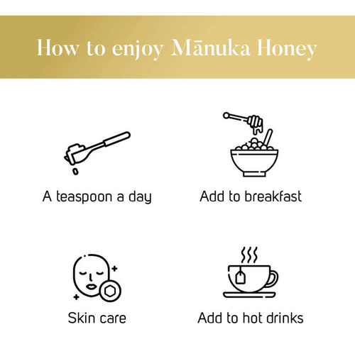 Miel De Manuka Nueva Zelanda - Miel De Manuka Cruda Con Cert