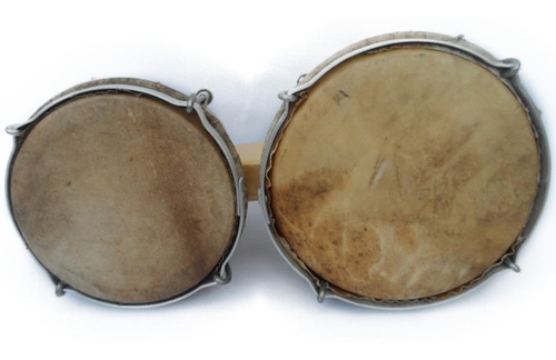 Bongo Profesional Madera De Cedro Y Pino Natural Percusión