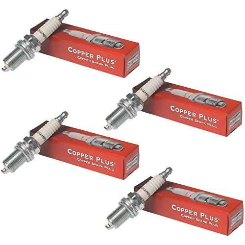 J12yc (10) Copper Plus Spark Plug, Pack Of 4 - Bujía D...