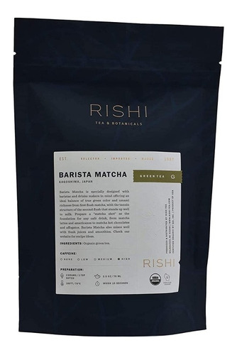 Té Verde Organico Matcha Barista - Unidad a $3898