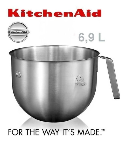 Accesorio Bowl Acero Kitchenaid 6.9lt 5kc7sb
