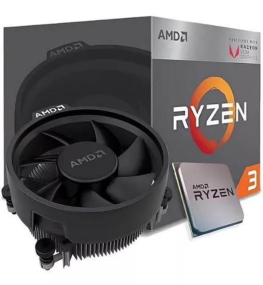 Procesador gamer AMD Ryzen 3 3200G YD3200C5FHBOX de 4 núcleos y 4GHz de frecuencia con gráfica integrada