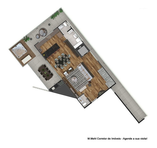 Imagem 25 de 28 de Apartamento Com 3 Dormitórios À Venda Com 282.84m² Por R$ 2.035.000,00 No Bairro Juvevê - Curitiba / Pr - M2ju-eteg103