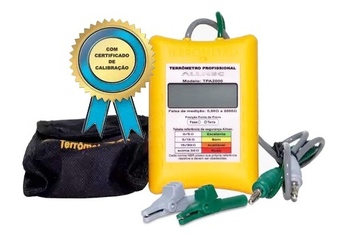 Terrômetro Digital Tpa2000+certificado Para Laudos Técnicos.